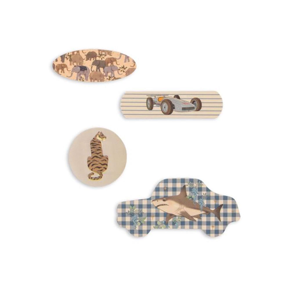 Konges Sløjd plåster, Kiss and comfort - Blue mix