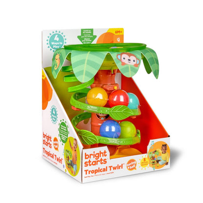 Bright Starts Babyleksaker, Tropical Twirl™ kulbana leksak