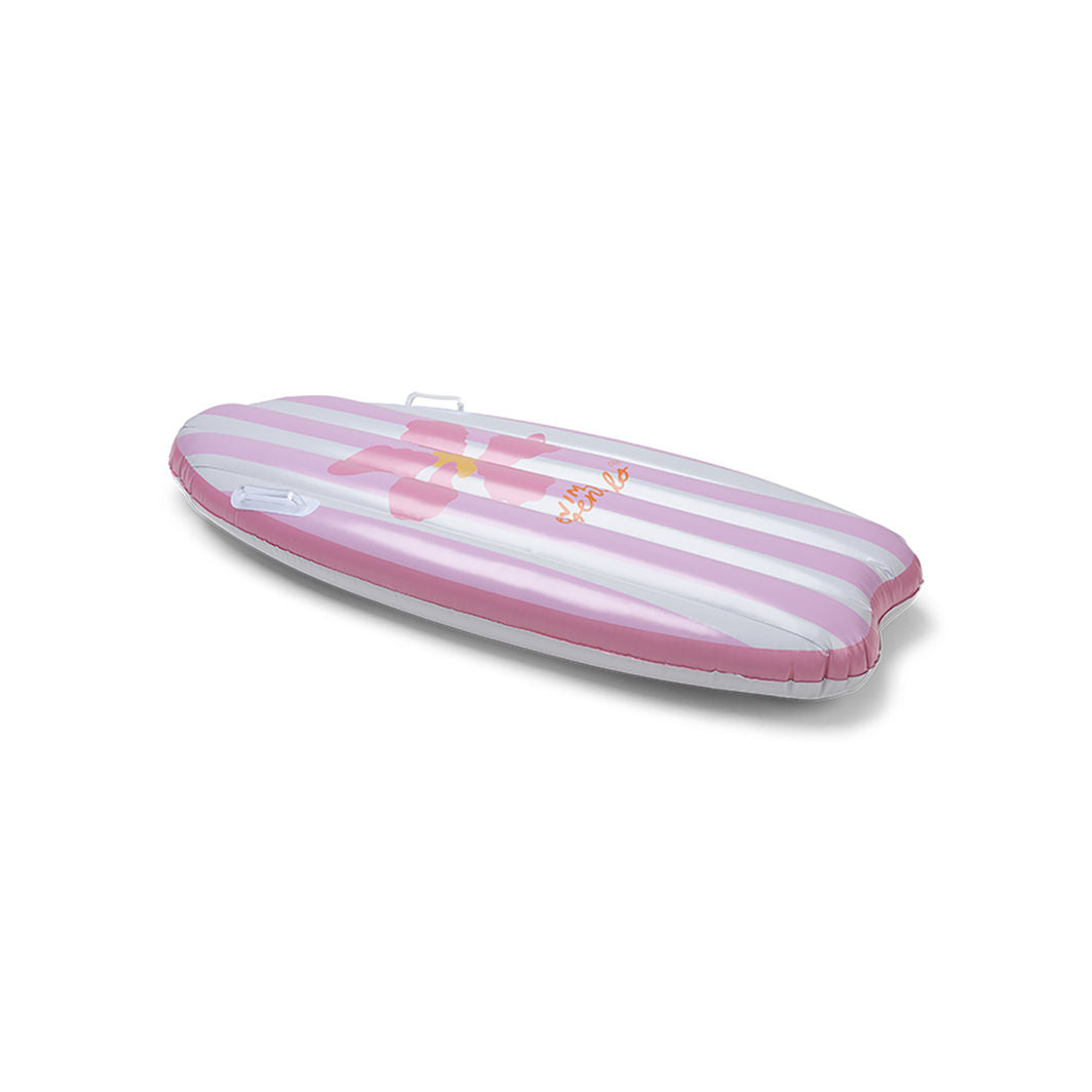 Swim Essentials, Badmadrass 120 cm - Pink Flower Market Surfboard