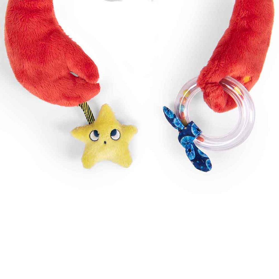 Moulin Roty aktivitetsleksak, krabba - 34 cm