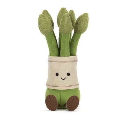 Jellycat gosedjur, Amuseables Asparagus - 22 cm