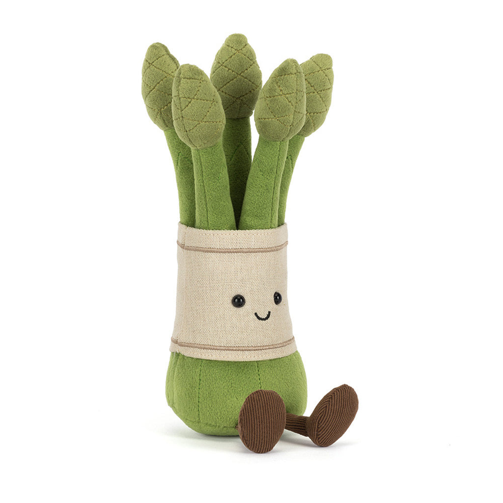 Jellycat gosedjur, Amuseables Asparagus - 22 cm