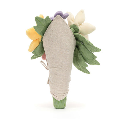 Jellycat bamse, Amuseables blomsterbuket - 31 cm