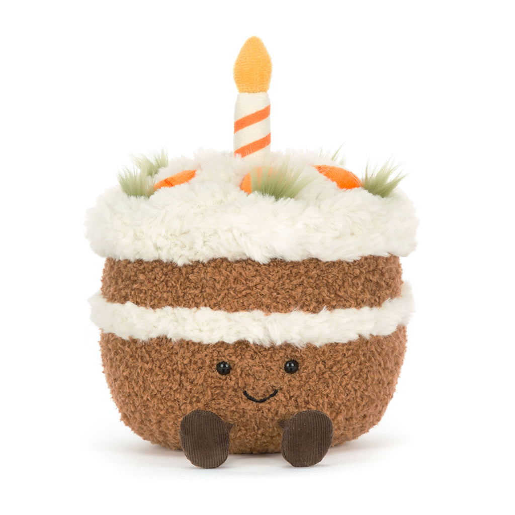 Jellycat gosedjur, Amuseables Carrot Cake - 15 cm