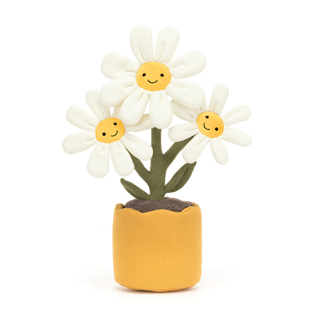 Jellycat bamse, Fun Plant, Amuseables Marguerit - 34 cm