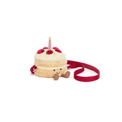 Jellycat barnväska, Amuseables Birthday cake - 18 cm