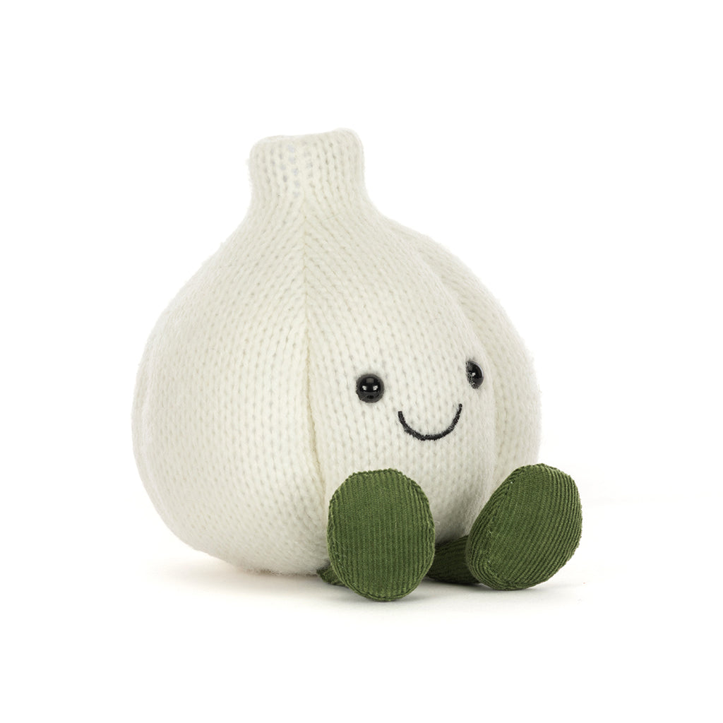 Jellycat bamse, Amuseables hvidløg - 15 cm