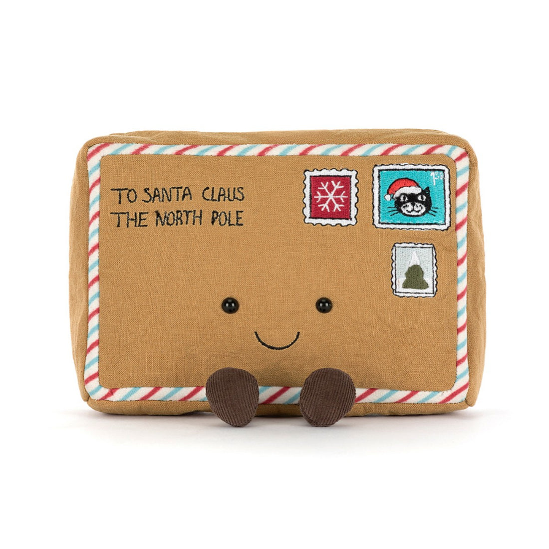 Jellycat jul, Amuseables Brev till jultomten - 18 cm