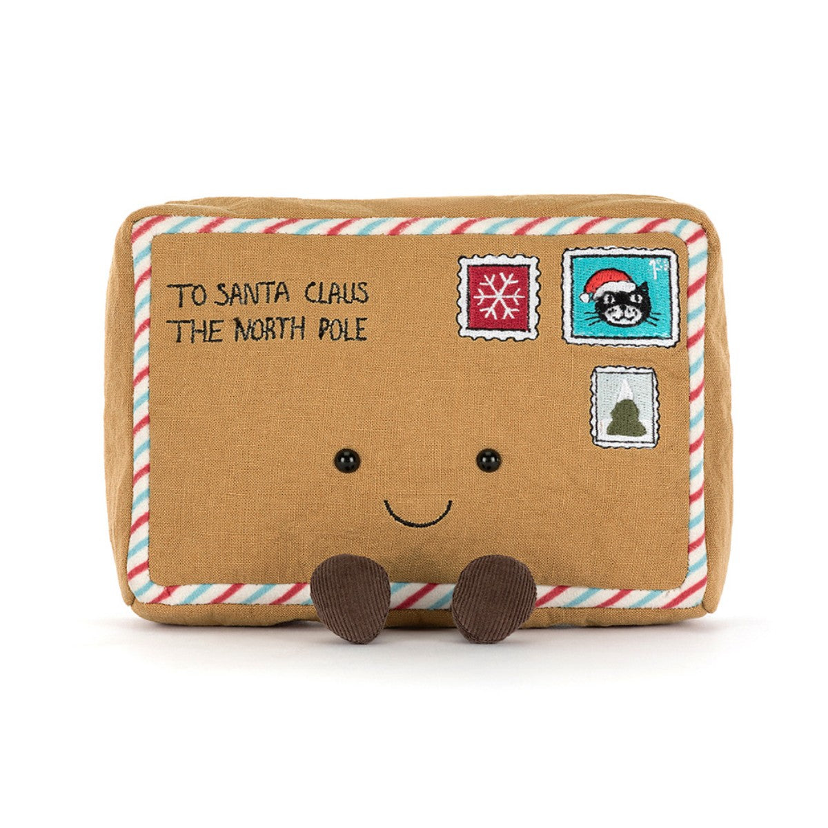 Jellycat jul, Amuseables Brev till jultomten - 18 cm