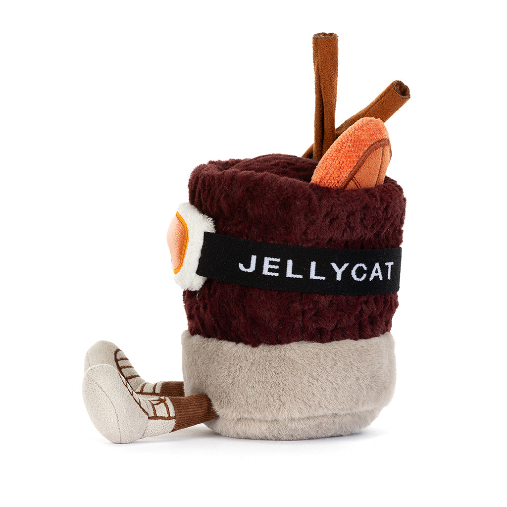 Jellycat bamse, Amuseables Mullover Spiced Drink - 17 cm
