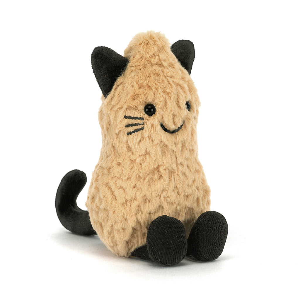 Jellycat bamse, Amuseables peanut kat - 15 cm