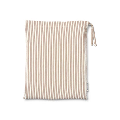 Studio Feder vuxensängkläder, ekologisk percale - Brown beach stripe