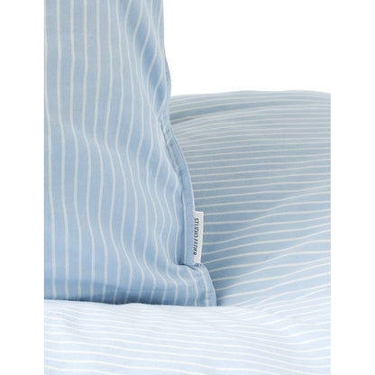 Studio Feder voksensengetøj, økologisk percale - Mattress stripe