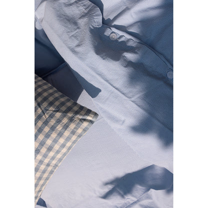 Studio Feder vuxensängkläder, ekologisk percale – Milk stripe