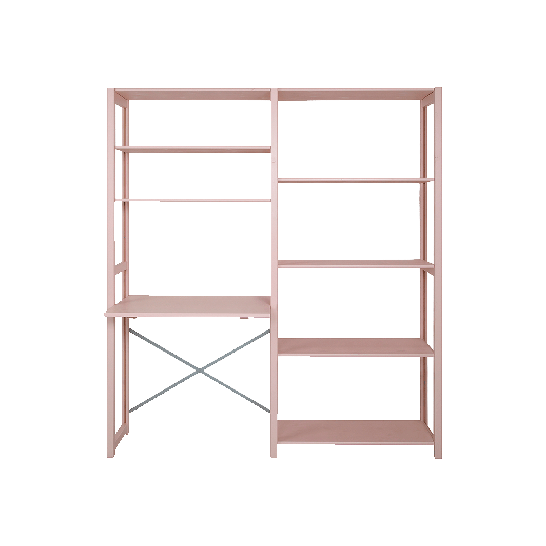 By Aulum Agger Large Stigereol med skrivebord, H: 198 x B: 163 cm - Blush