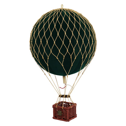 Luftballong, sammetgrön - H: 30 x D: 18 cm