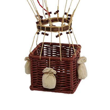 Luftballong, sammetsröd – H: 56 x D: 32 cm