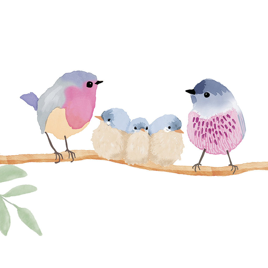 Mimi Lou väggdekor frise, Fågelsång