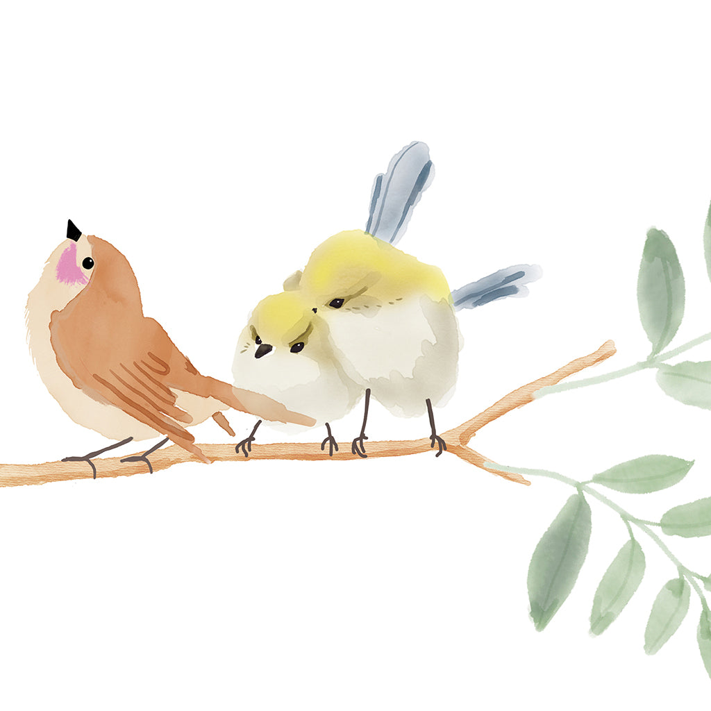 Mimi Lou väggdekor frise, Fågelsång