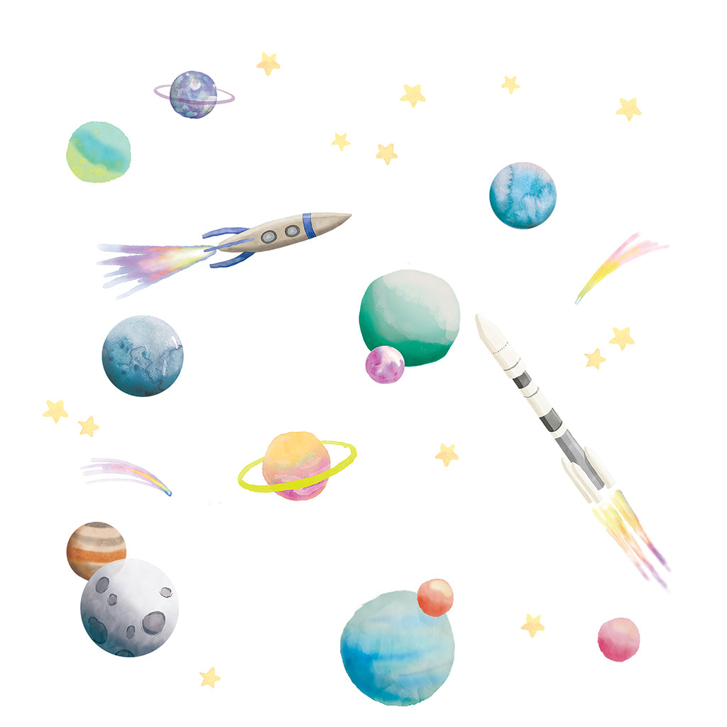 Mimi Lou väggdekal, Rymd