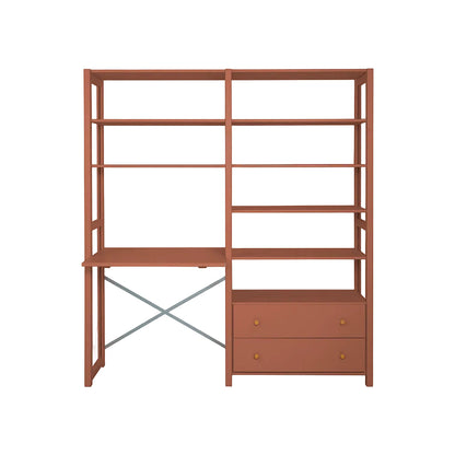 By Aulum Agger Deluxe Högstol med skrivbord, flera storlekar - Rusty