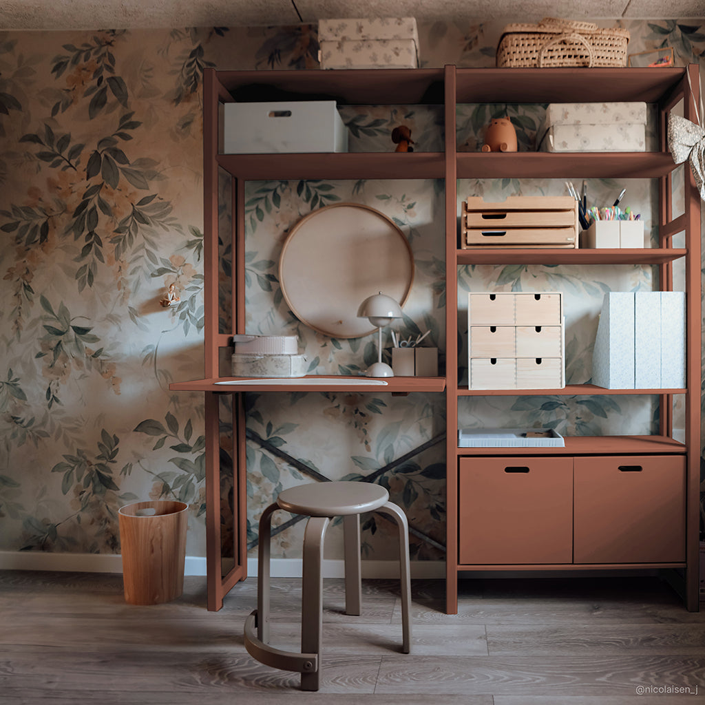 By Aulum Agger Stor Stigereol med skrivbord, flera storlekar - Rusty