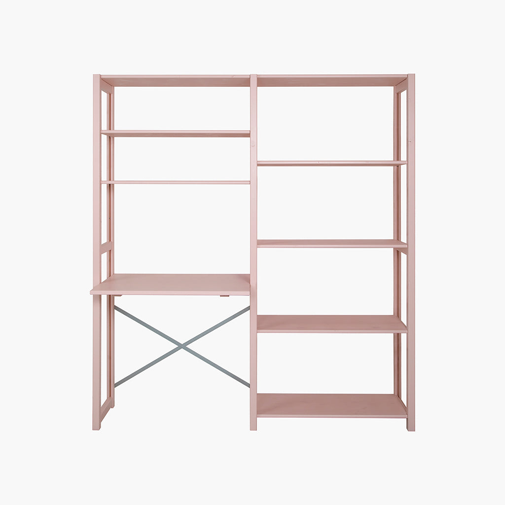 By Aulum Agger Large Stigereol med skrivebord, H: 198 x B: 163 cm - Blush