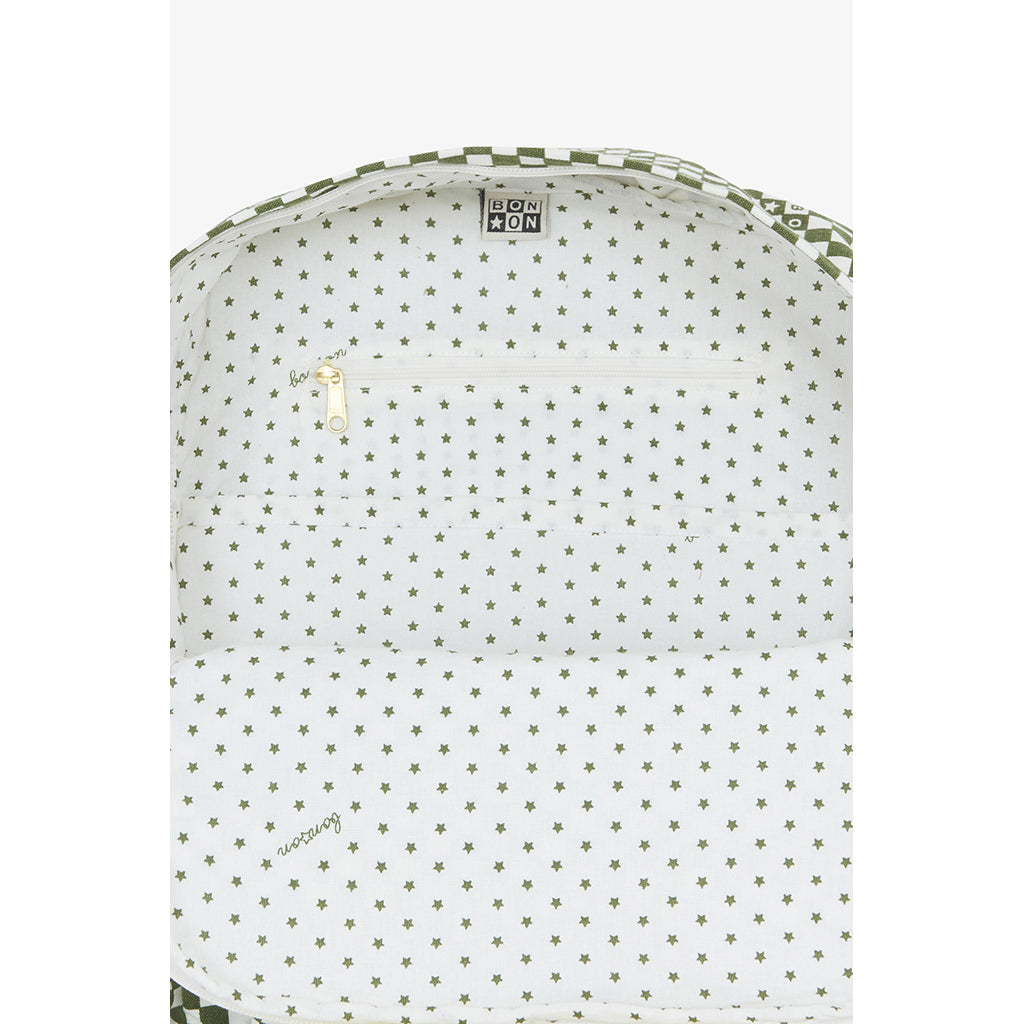 Bonton ryggsäck, mediumstorlek – Damier Vert