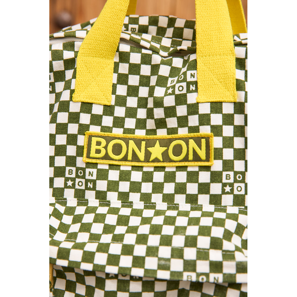 Bonton ryggsäck, mediumstorlek – Damier Vert