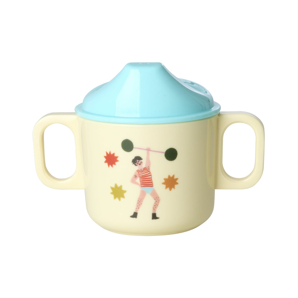 Rice Babymugg med två handtag, Mint