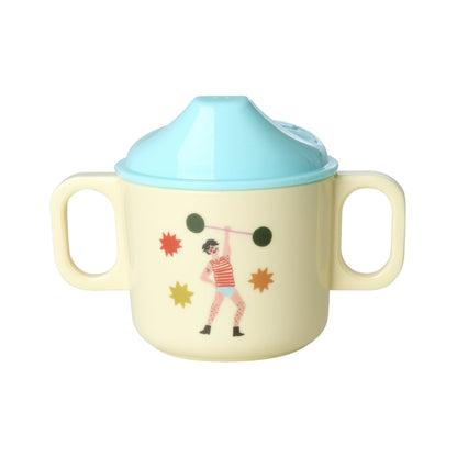 Rice Babymugg med två handtag, Mint