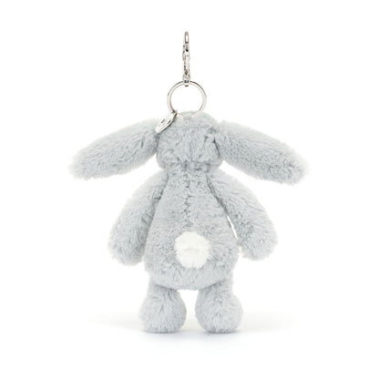 Jellycat nyckelring, Bashful-väsksmycke - Silver