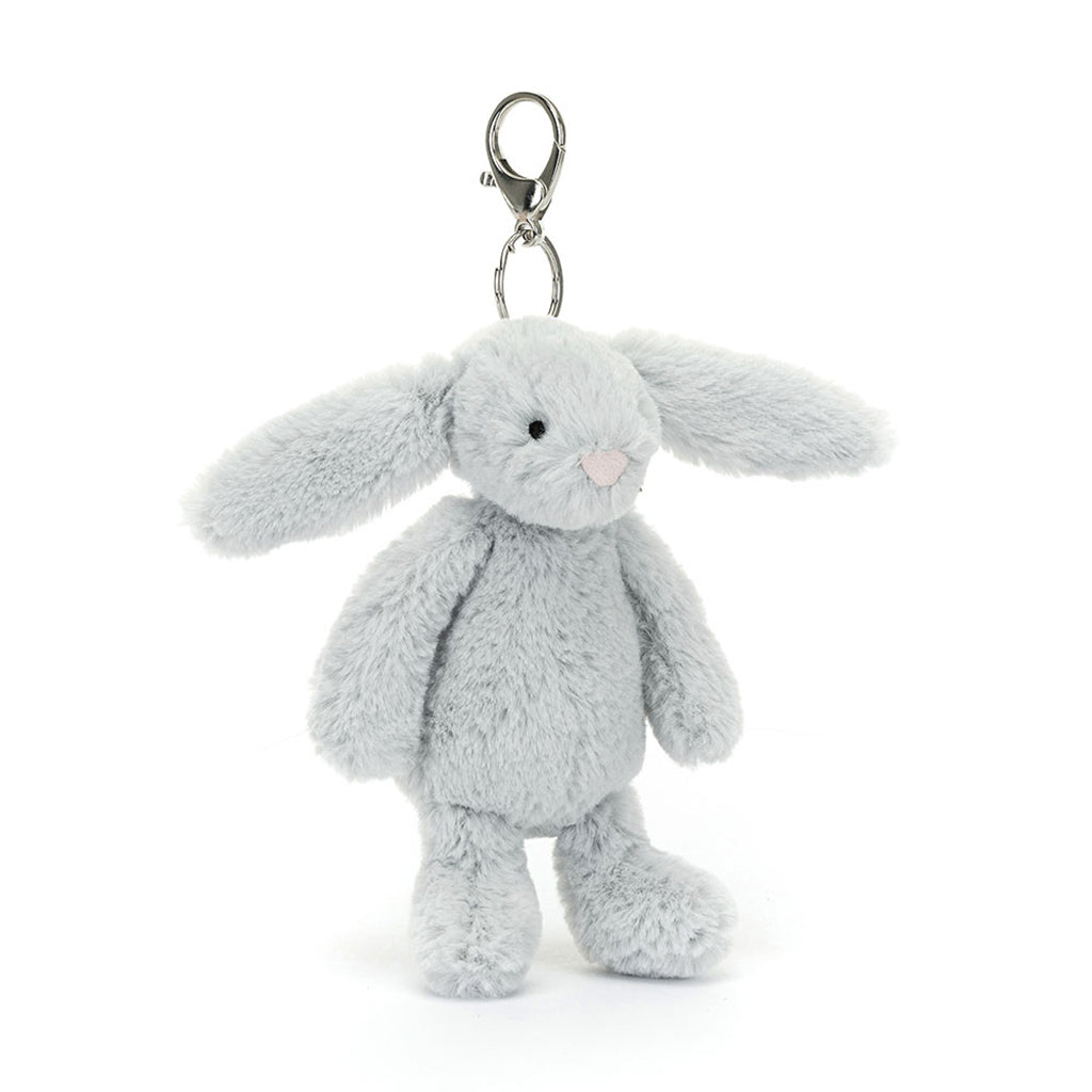 Jellycat nyckelring, Bashful-väsksmycke - Silver