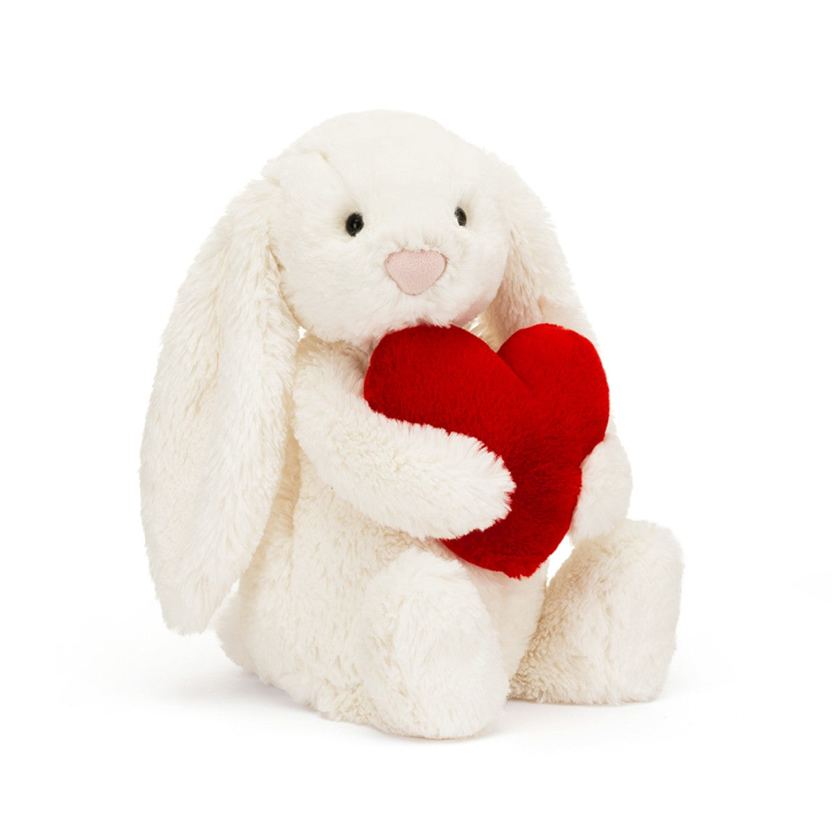 Jellycat bamse, Bashful creme love m. hjerte - 31 cm
