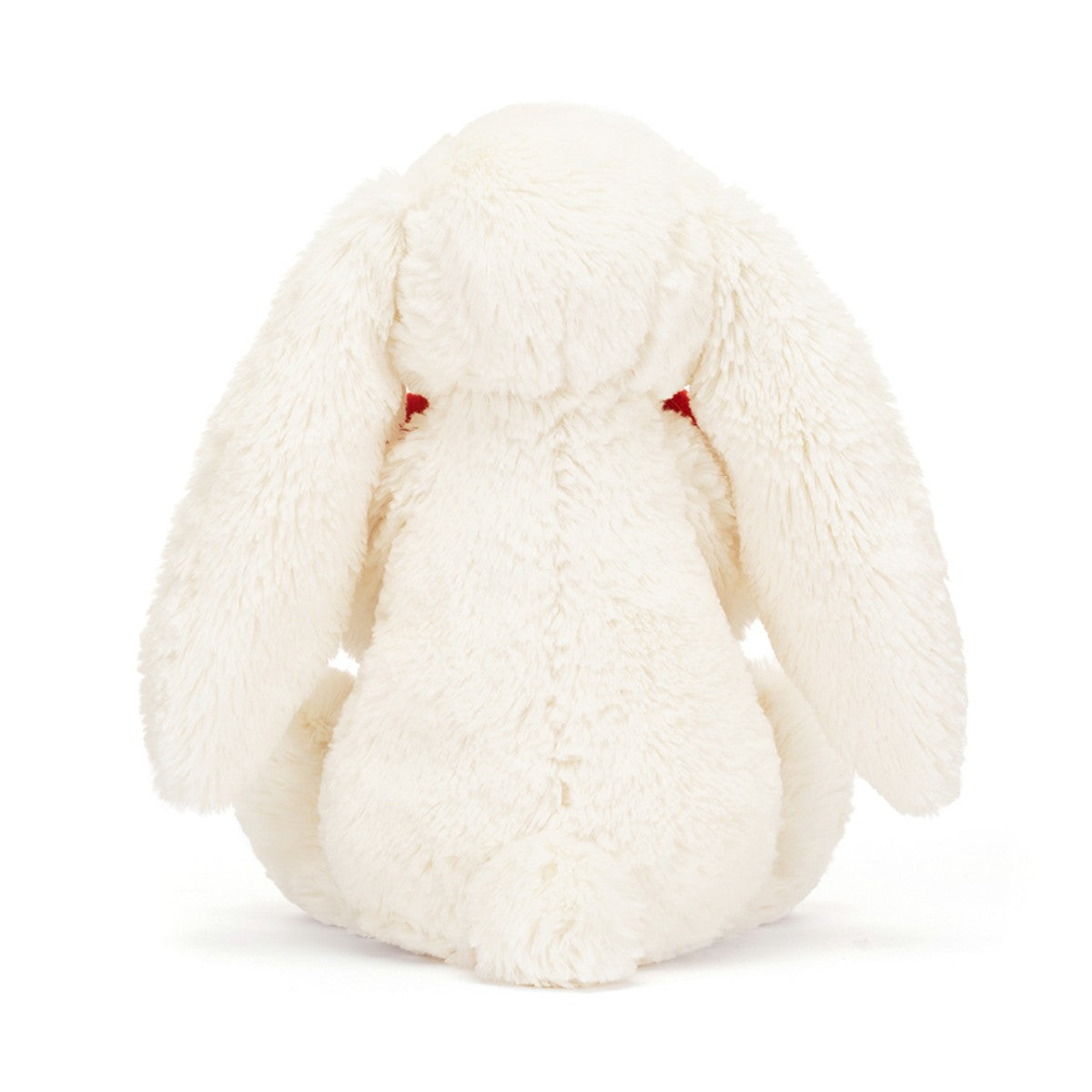 Jellycat nalle, Bashful Creme med hjärta - 31 cm.
