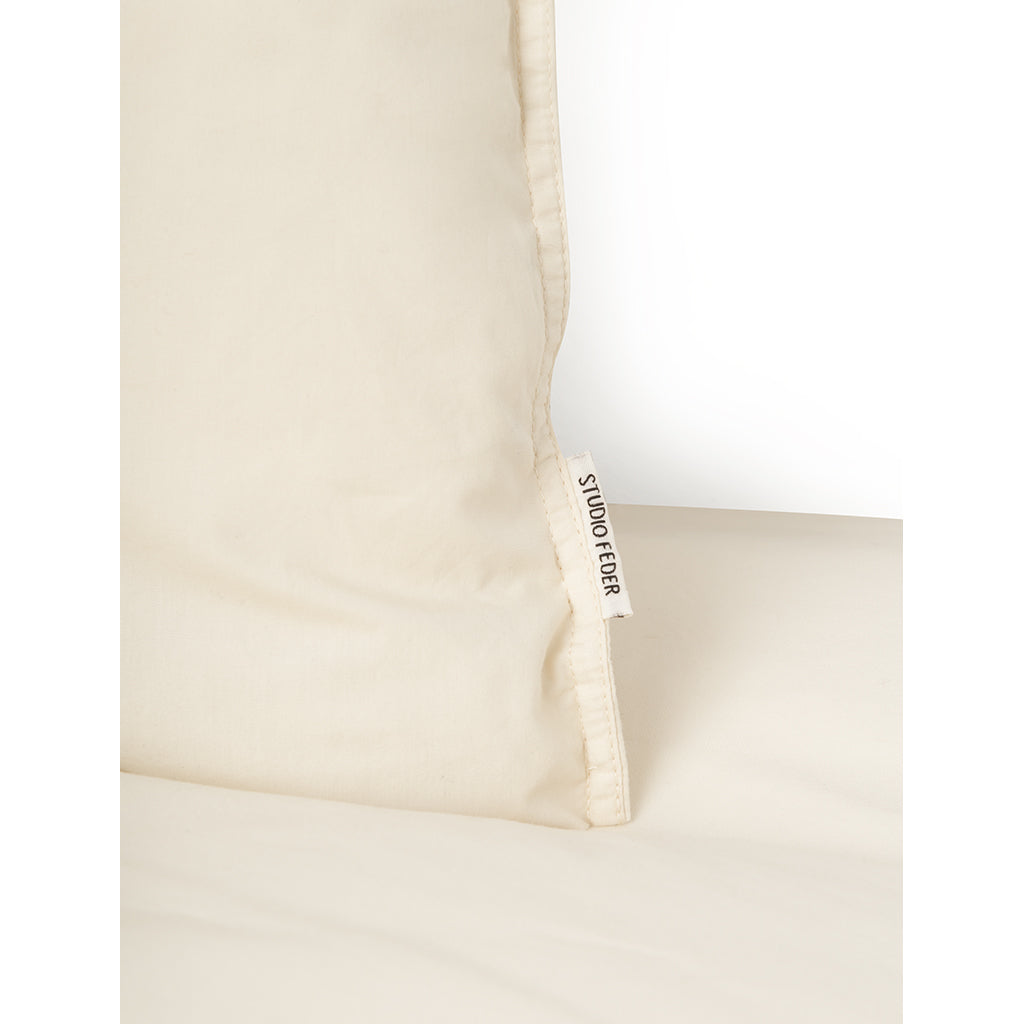 Studio Feder vuxensängkläder, ekologisk percale - Ivory