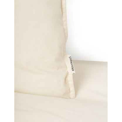 Studio Feder vuxensängkläder, ekologisk percale - Ivory
