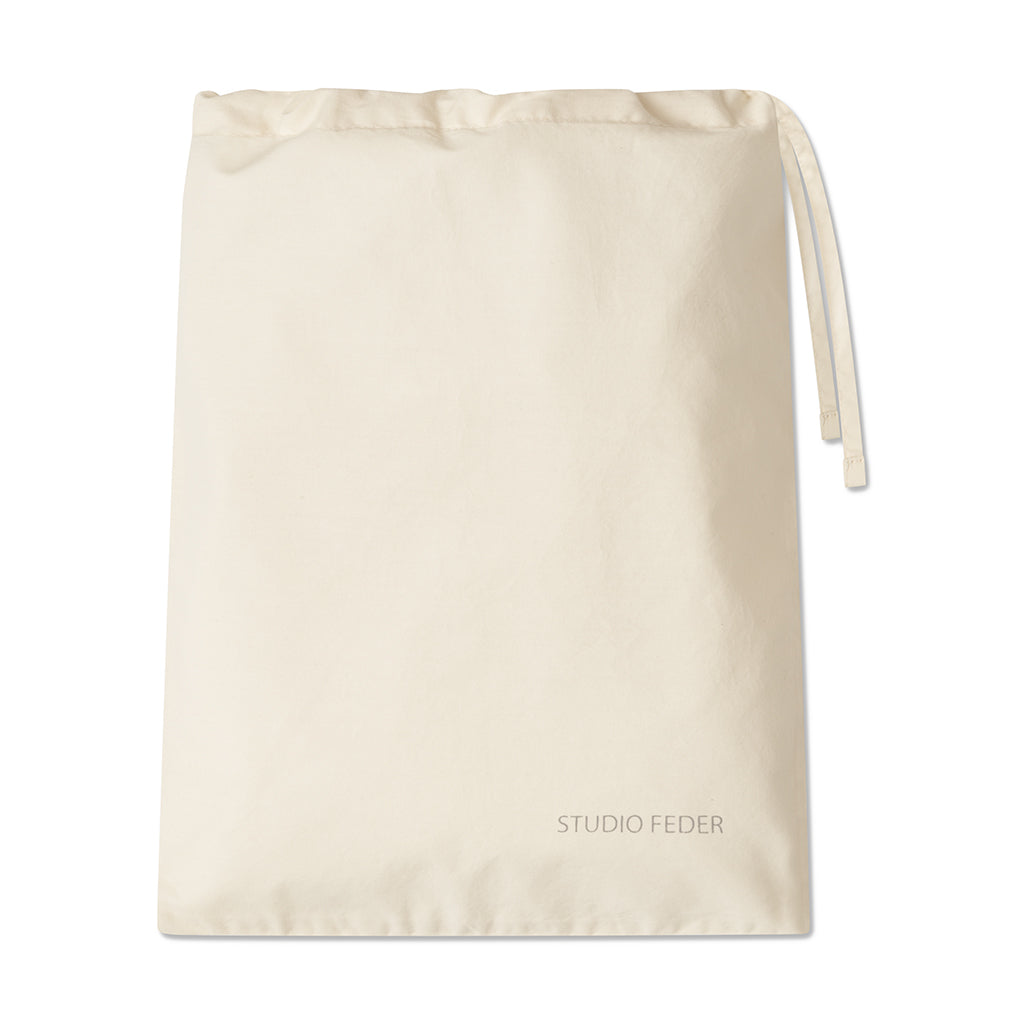 Studio Feder vuxensängkläder, ekologisk percale - Ivory