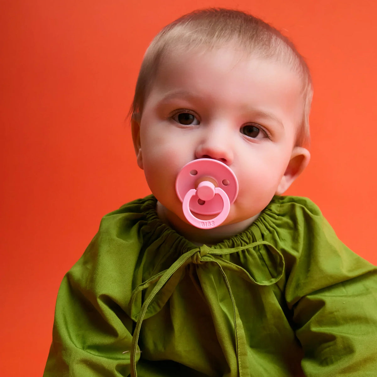 Bibs nappar i naturgummi, storlek 1, 2-pack – Petal/Baby pink
