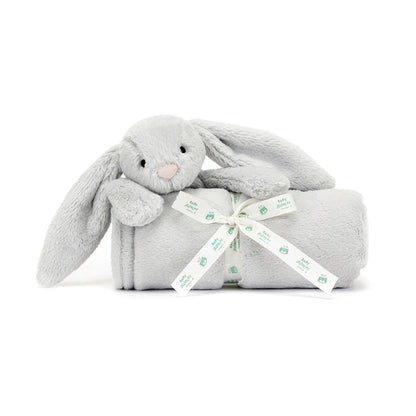 Baby Jellycat filt, Bashful kanin, silver - 56 cm