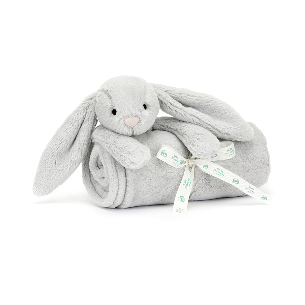 Baby Jellycat filt, Bashful kanin, silver - 56 cm