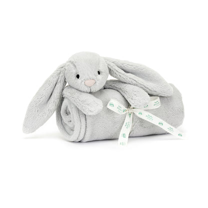 Baby Jellycat filt, Bashful kanin, silver - 56 cm