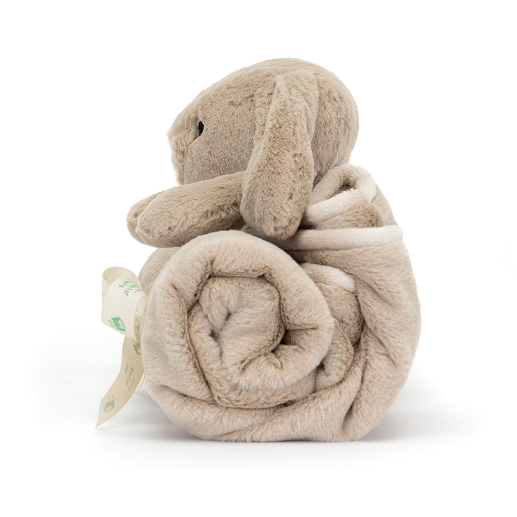 Baby Jellycat tæppe, Bashful kanin, beige - 56 cm