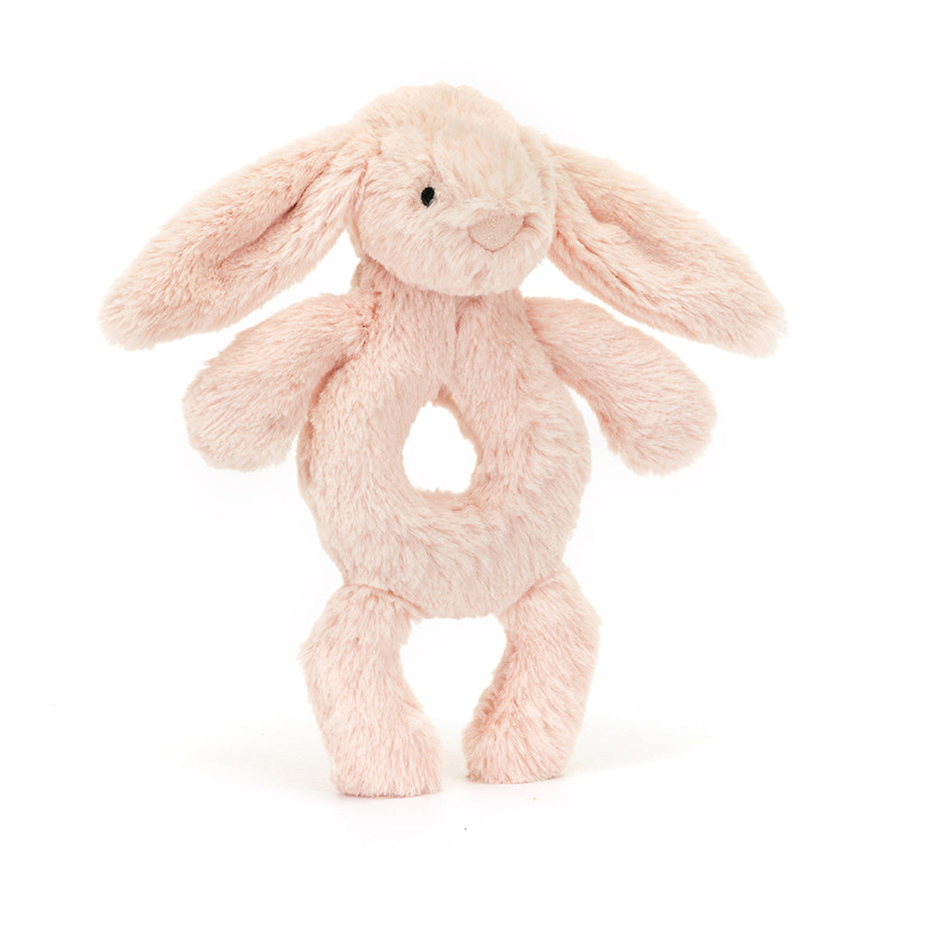 Baby Jellycat skallra, Kanin, blush - 15 cm