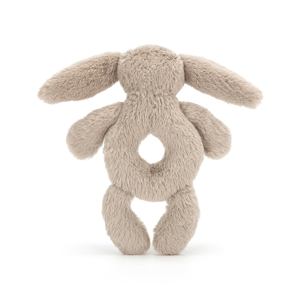 Baby Jellycat ring rangla, Kanin, beige - 15 cm