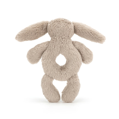 Baby Jellycat ring rangla, Kanin, beige - 15 cm