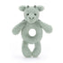 Baby Jellycat ring rangle, Drage - 15 cm