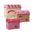 Rice kurvehus til opbevaring, Pink - Fun Fair Theme