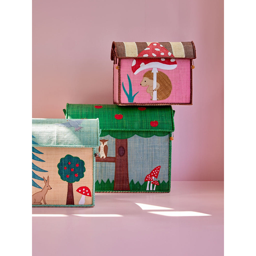 Rice korghem för förvaring, Happy forest