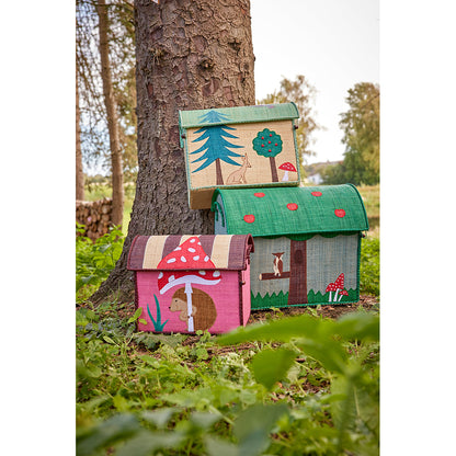 Rice korghem för förvaring, Happy forest